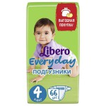 Подгузники, Libero (Либеро) 7-18 кг 66 шт эвридей макси