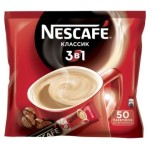 Кофе, Nescafe (Нескафе) 16 г 50 шт Классик растворимый 3 в 1