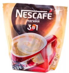 Кофе, Nescafe (Нескафе) 16 г 20 шт 3 в 1 мягкий