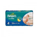 Подгузники, Pampers (Памперс) 7-14 кг р. 4 54 шт актив беби макси