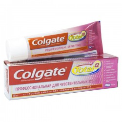 Зубная паста, Colgate (Колгейт) 100 мл тотал 12 профессиональная для чувствительных зубов