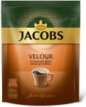 Кофе, Jacobs (Якобс) 70 г 1 шт Велюр растворимый мягк. упак.