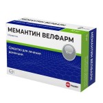 Мемантин Велфарм, табл. п/о пленочной 10 мг №80