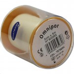 Пластырь фиксирующий, Omnipor (Омнипор) р. 5смх5м 1 шт арт. 900552 на нетканой основе гипоаллергенный для щадящей фиксации белый пласт. упаковка